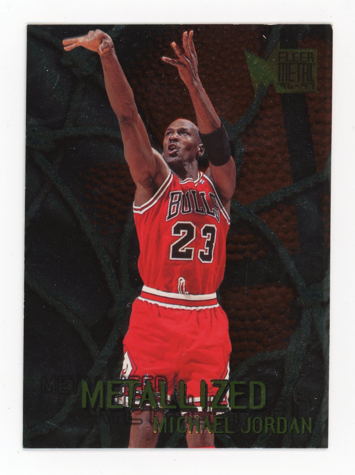 1996-97 Metal Michael Jordan #128 Chicago Bulls