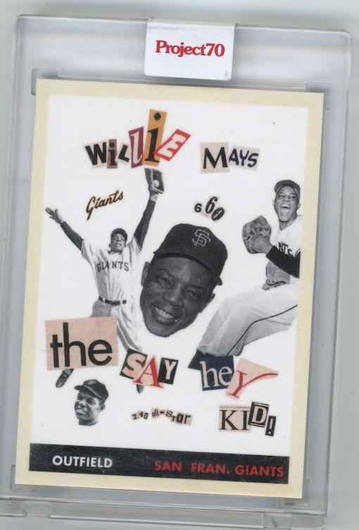 2021-22 Topps Project70 Willie Mays #128 San Francisco Giants