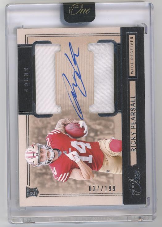 2024 Panini One Ricky Pearsall #38 #/199 San Francisco 49ers