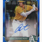 2025 Bowman Chrome Shotaro Morii #CPA-SM Prospect Autographs Blue RayWave #/150 Athletics