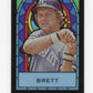 2022 Topps Allen & Ginter George Brett #17 Mini Stained Glass Kansas City Royals