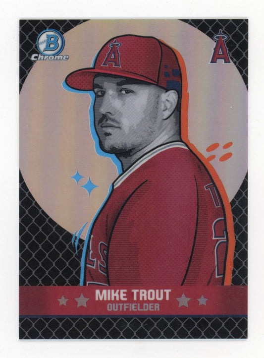 2025 Bowman Chrome Mike Trout #BA-21 Bowman Ascensions Los Angeles Angels