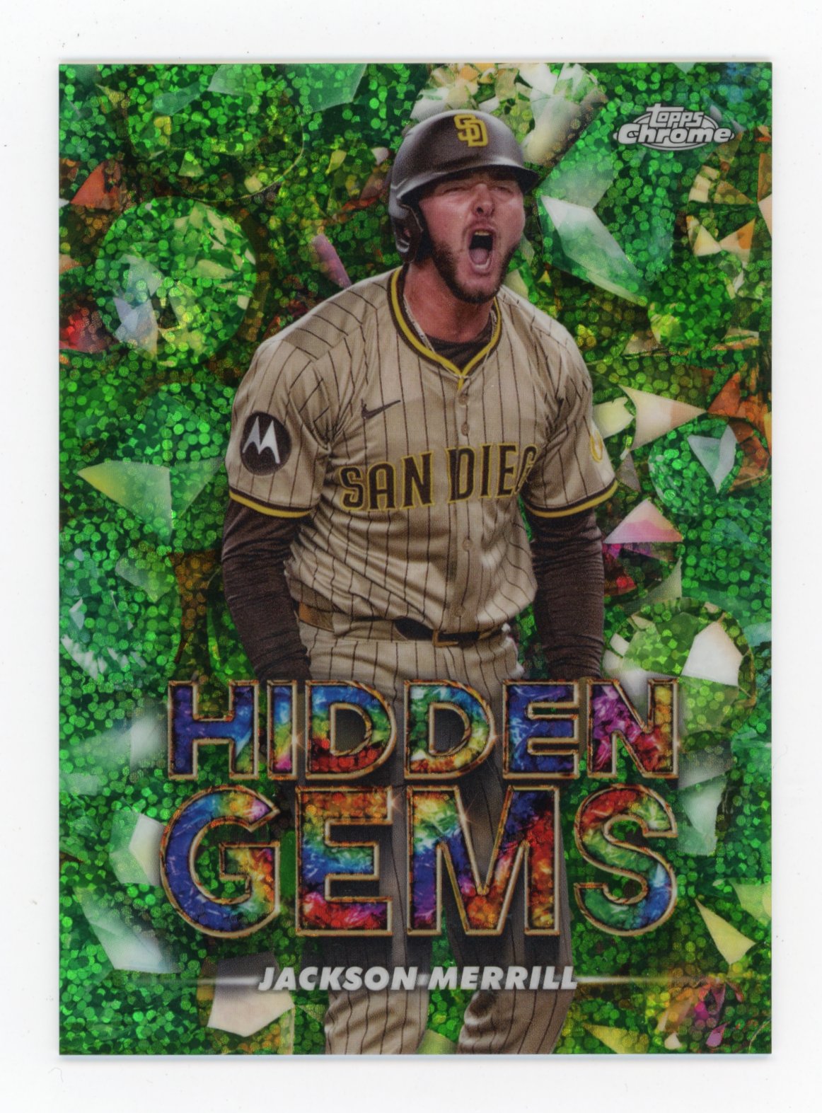 2025 Bowman Chrome Jackson Merrill #HG-37 Hidden Gems San Diego Padres