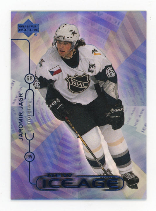 1999-00 Upper Deck Jaromir Jagr #N1 New Ice Age Pittsburgh Penguins