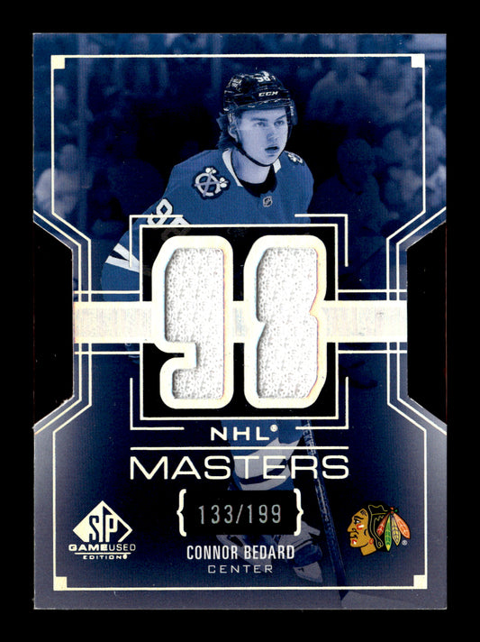 2025-26 SP Game Used Connor Bedard #NM-6 NHL Masters Jersey Chicago Blackhawks