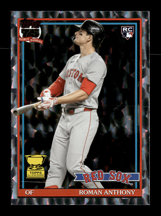 2026 Topps Roman Anthony #91B2-11 1991 Topps Baseball 35th Anniversary Crackle Foil (Series Two) Boston Red Sox