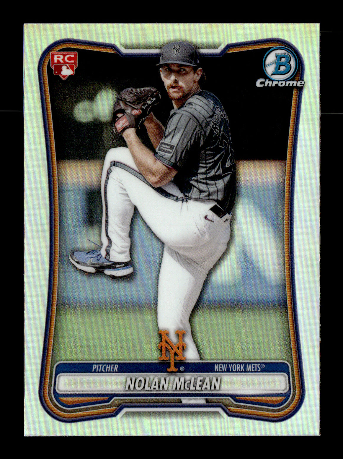 2026 Bowman Nolan McLean #85 Rookie Red RC Logo New York Mets