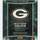 2025 Panini Origins Matthew Golden #RPH-MGN Rookie Patches #/199 Green Bay Packers