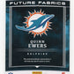 2025 Panini Origins Quinn Ewers #FF10 Future Fabrics #/199 Miami Dolphins