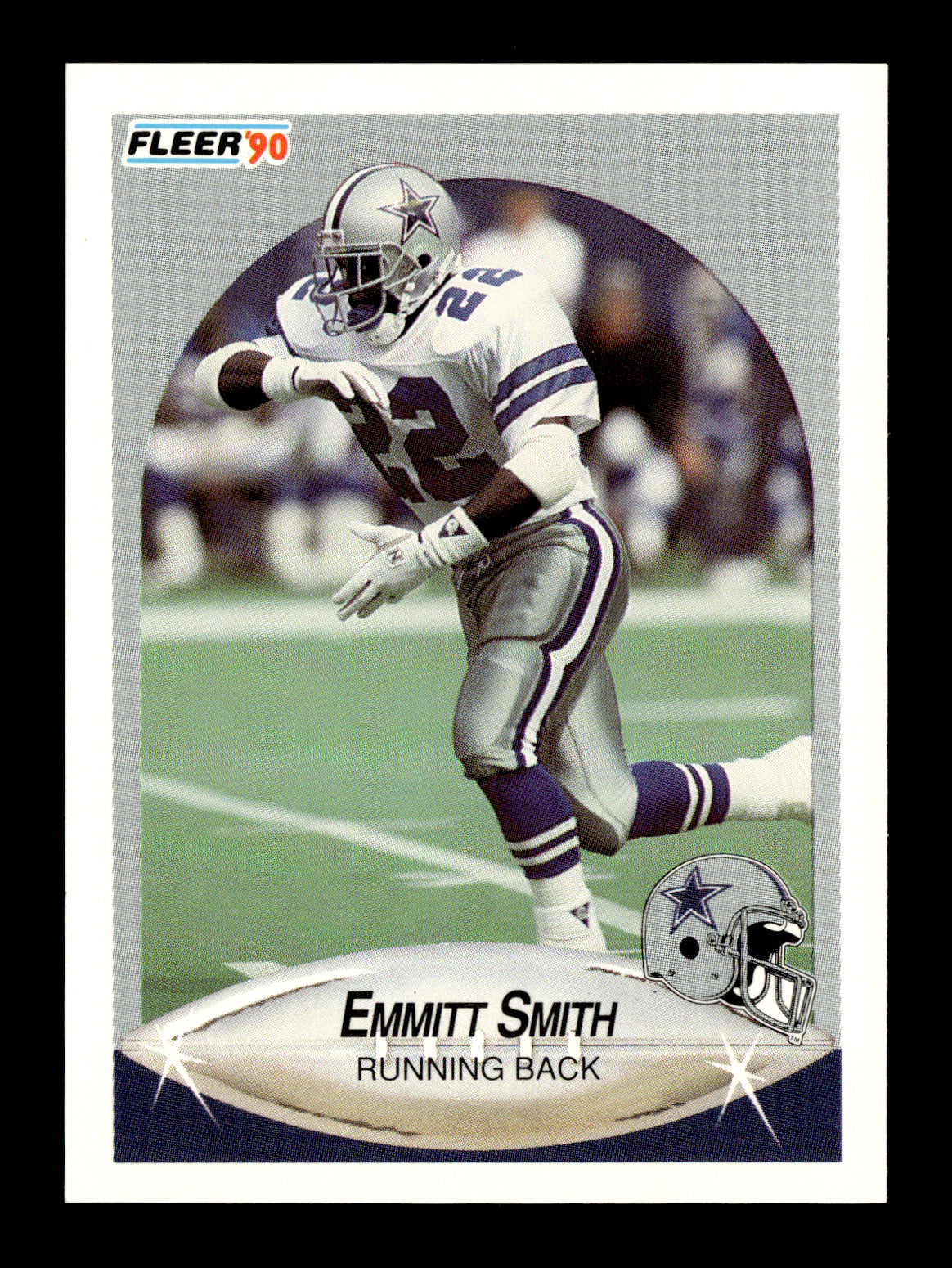 1990 Fleer Update Emmitt Smith #U-40 Dallas Cowboys