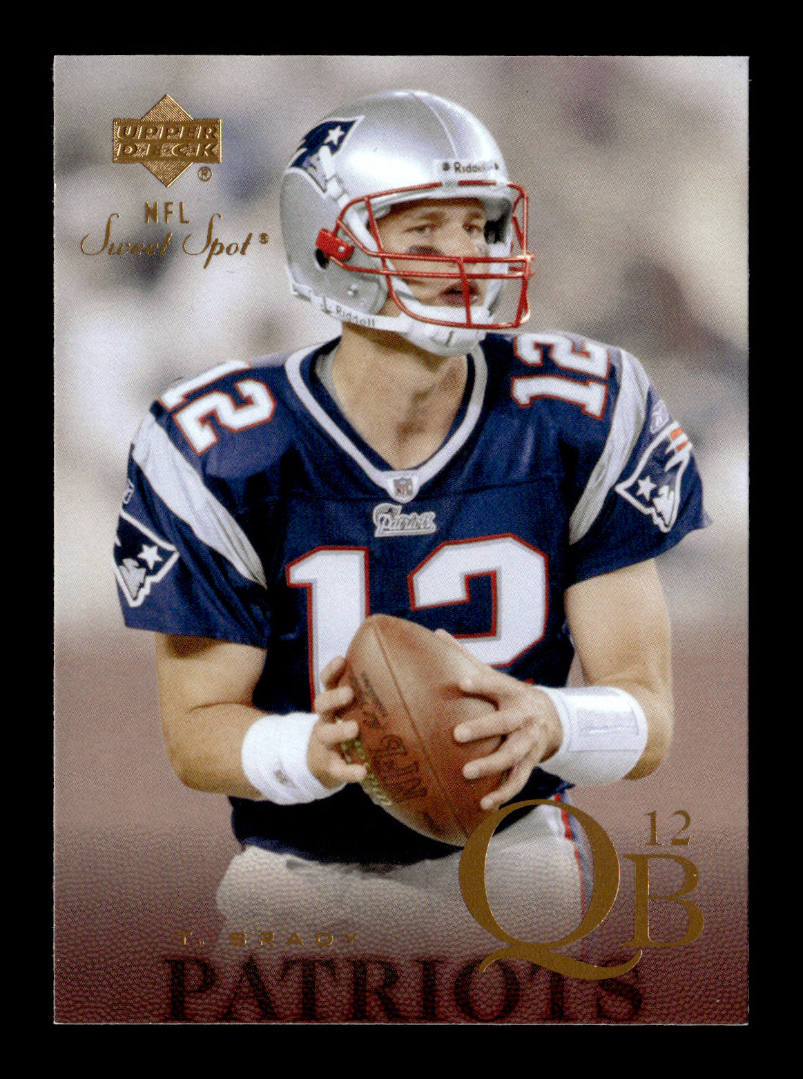2002 Upper Deck Sweet Spot Tom Brady #12 New England Patriots