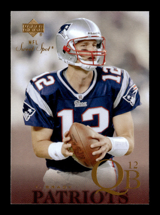 2002 Upper Deck Sweet Spot Tom Brady #12 New England Patriots
