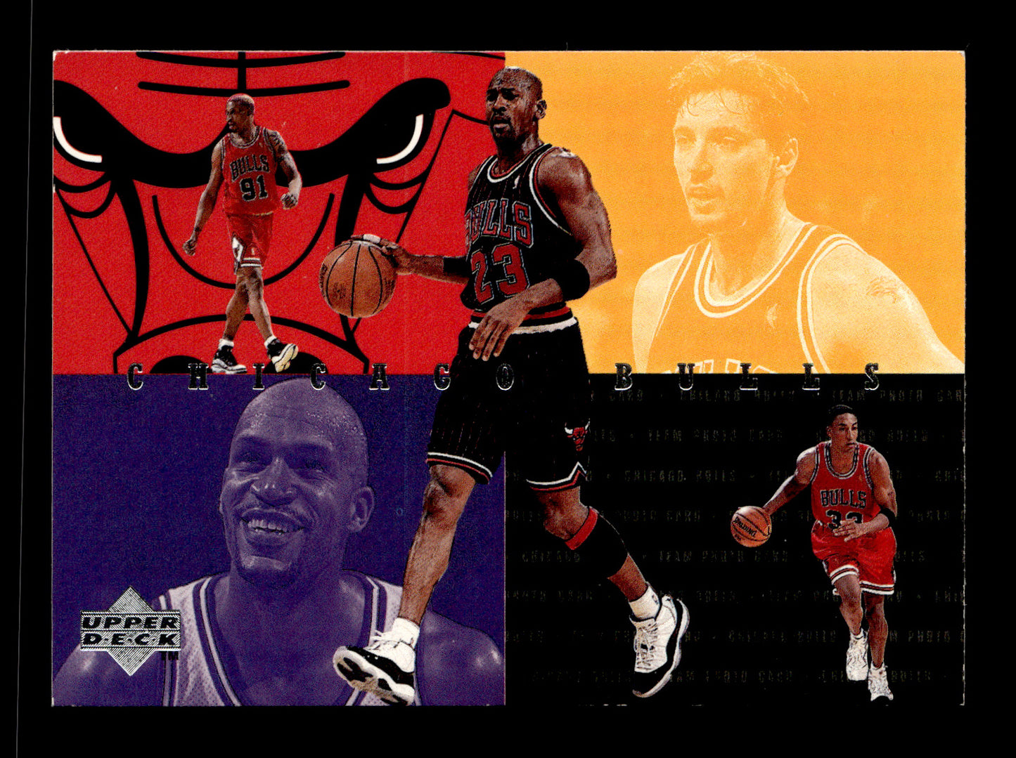 1997-98 Collector's Choice Chicago Bulls Chicago Bulls #CB10 Chicago Bulls