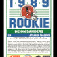 1989 Score Deion Sanders #246 Atlanta Falcons
