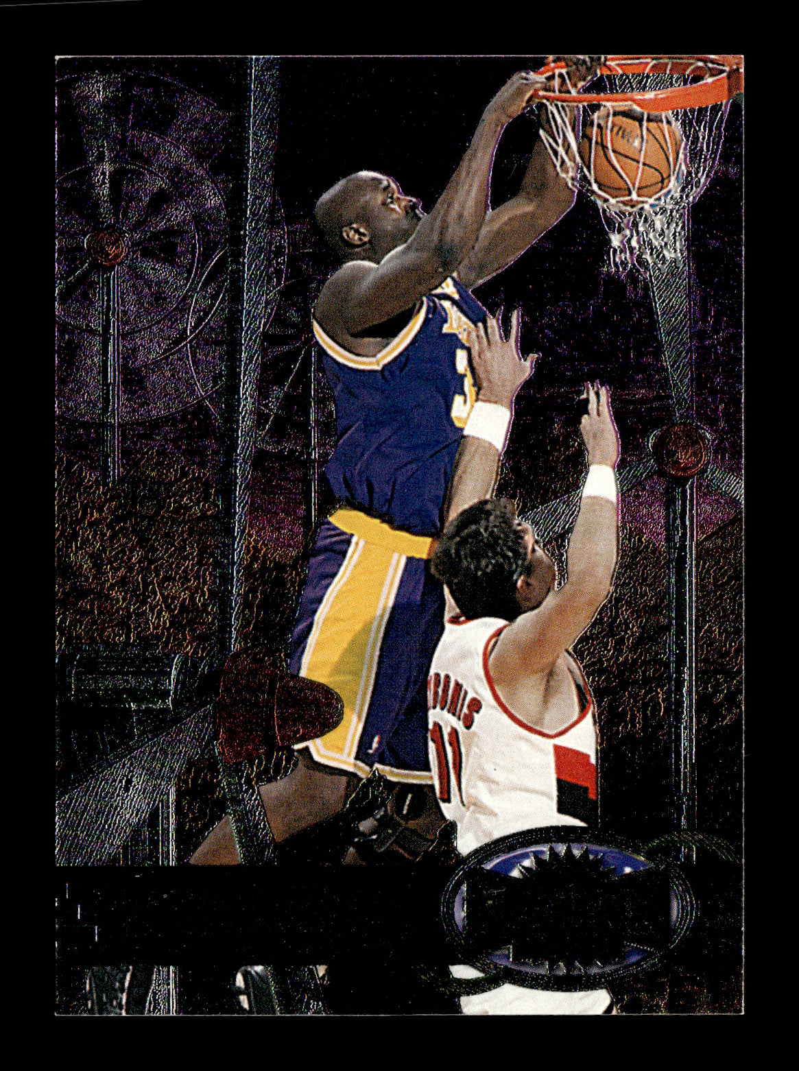 1997-98 Metal Universe Shaquille O'Neal #50 Los Angeles Lakers