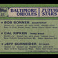 1982 Topps Orioles Future Stars (Bob Bonner / Cal Ripken / Jeff Schneider) #21 Baltimore Orioles