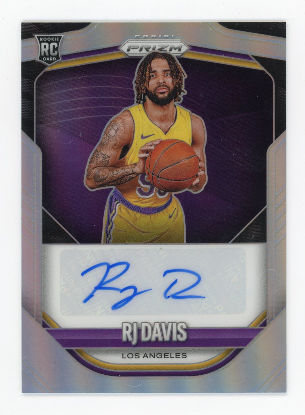 2025-26 Panini Prizm RJ Davis #PA-RJD Autographs