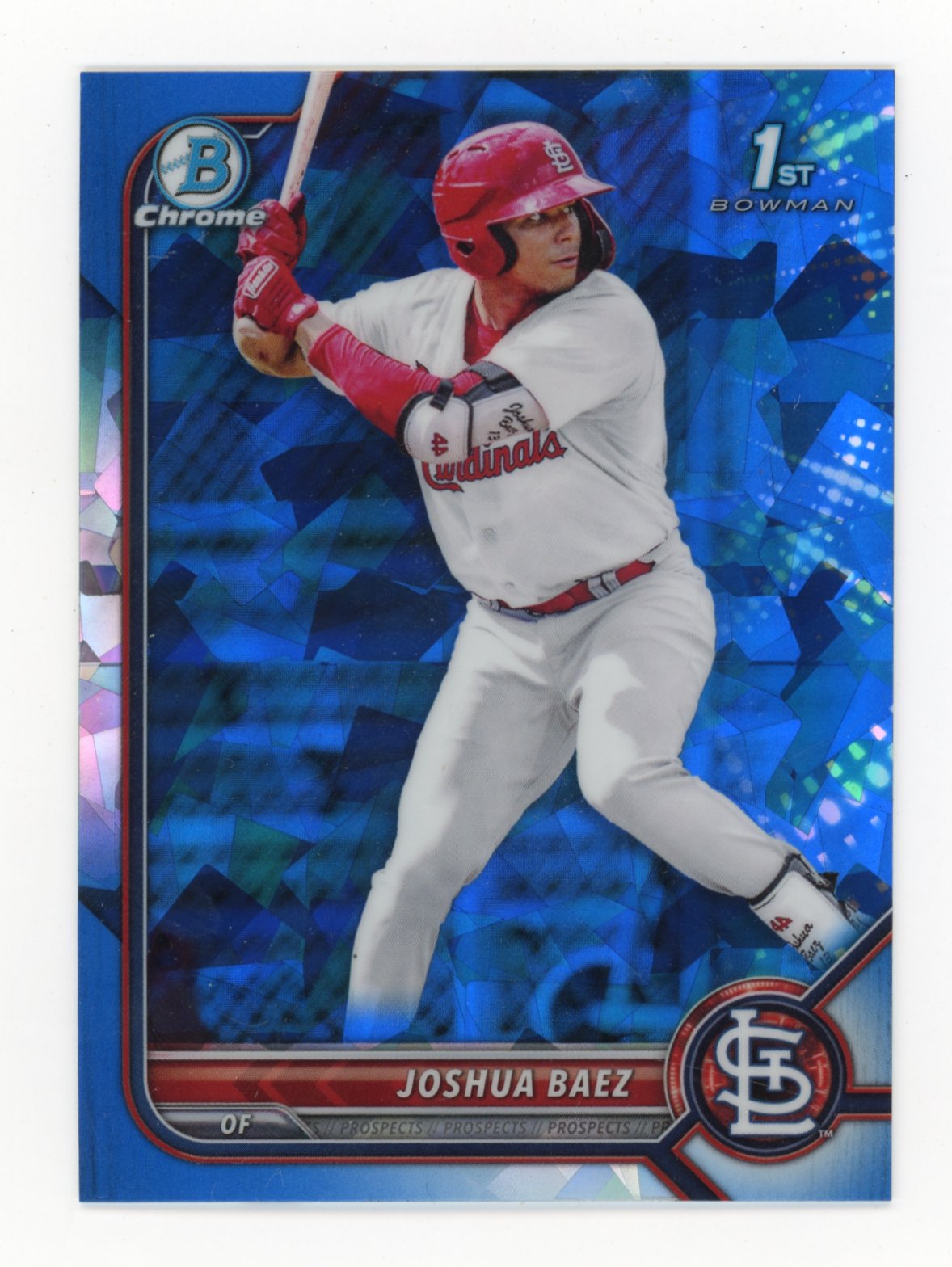 2022 Bowman Sapphire Edition Joshua Baez #BCP-112 St. Louis Cardinals