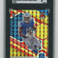 2021 Panini Mosaic Amon-Ra St. Brown #328 Choice Prizm Fusion Red and Yellow /80 SGC 9