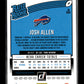2018 Donruss Josh Allen #304 Buffalo Bills