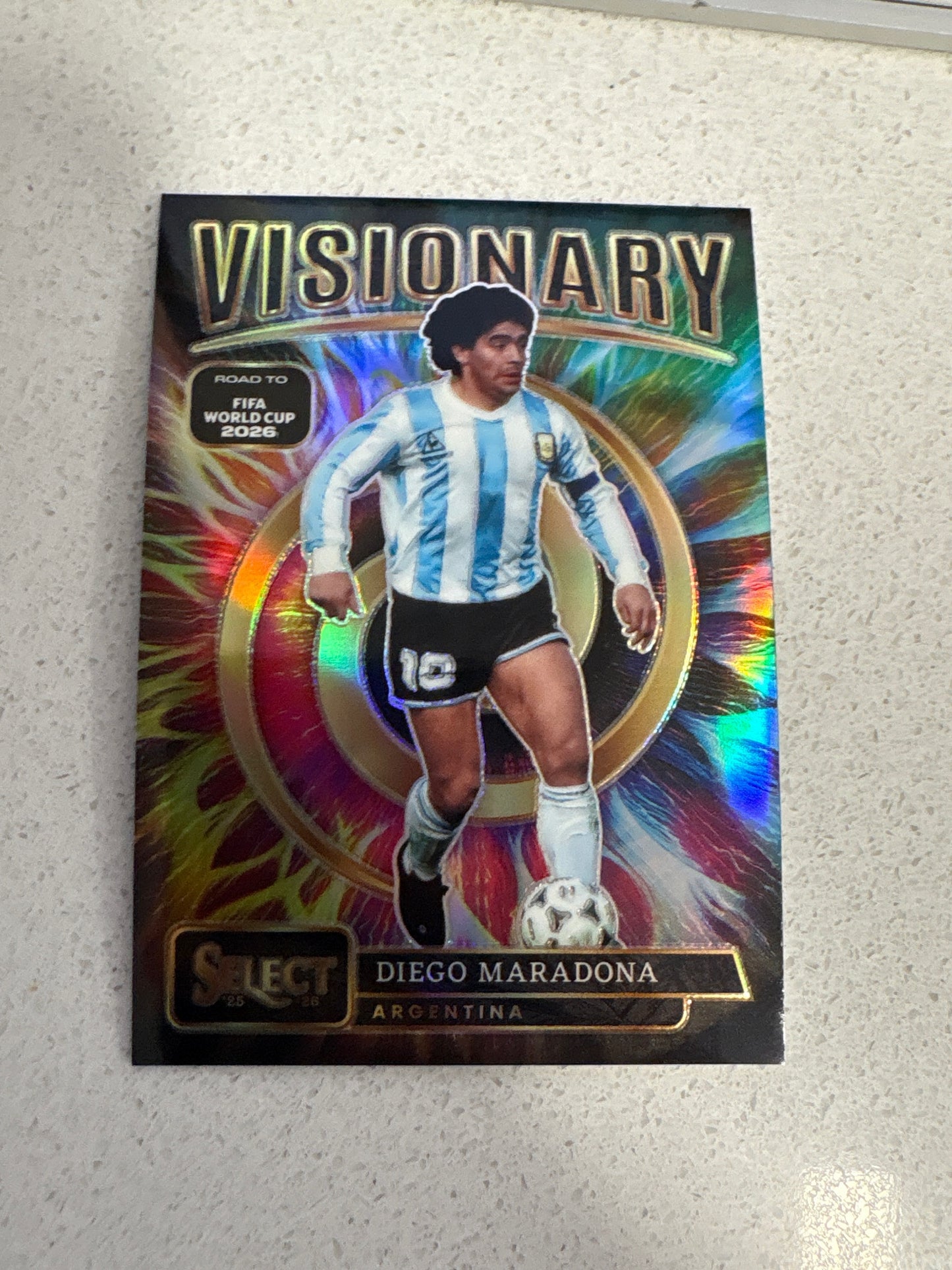 2025-26 Panini Select Diego Maradona Visionary #18
