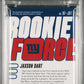 2025 Panini Absolute Rookie Force Jaxson Dart RC #RF-JDT - Relic Gold #/99 PSA 8