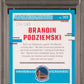 2023 Panini Donruss Optic Brandin Podziemski #203 Aqua PSA 10 Warriors