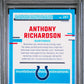 2023 Panini Donruss Optic Anthony Richardson #247 Purple Shock PSA 10 Colts