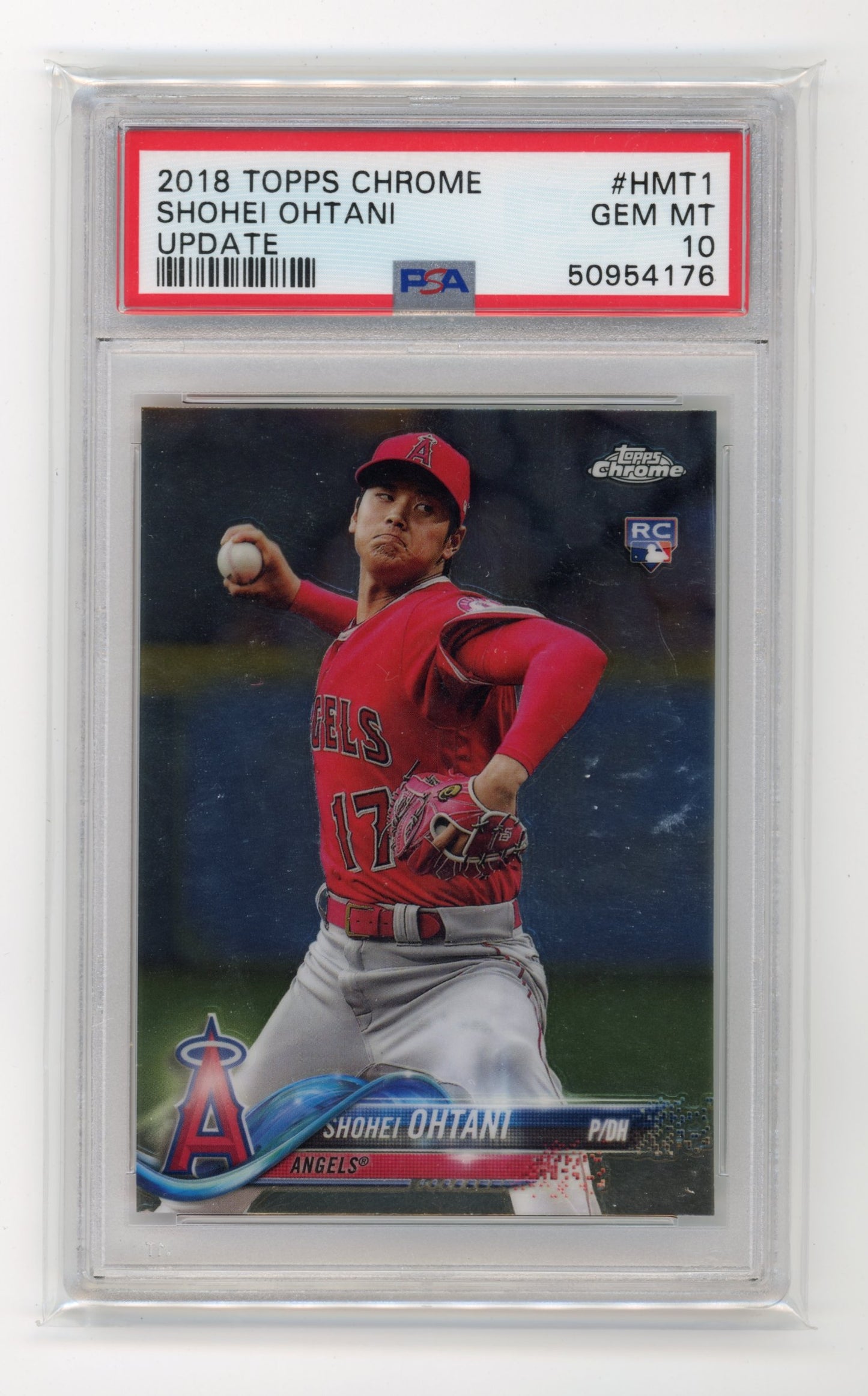 2018 Topps Chrome Shohei Ohtani RC #HMT1 - PSA 10 Angels
