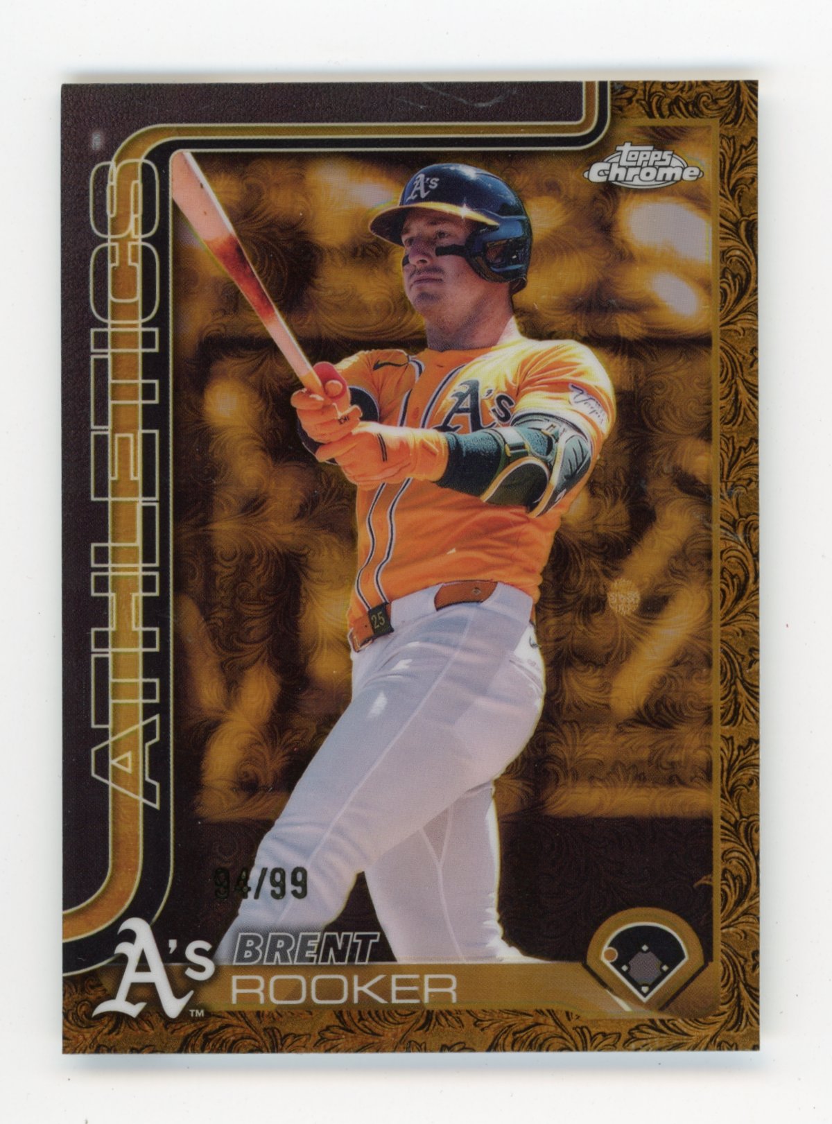 2025 Topps Gilded Collection Brent Rooker #74 - #/99 Athletics