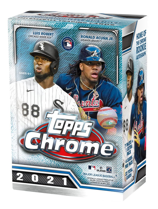 2021 Topps Chrome Baseball Blaster Box
