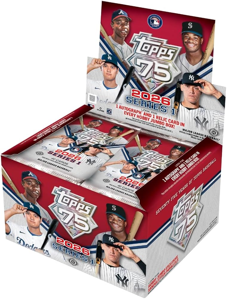 2026 Topps Baseball Series 1 Jumbo Hobby Box
