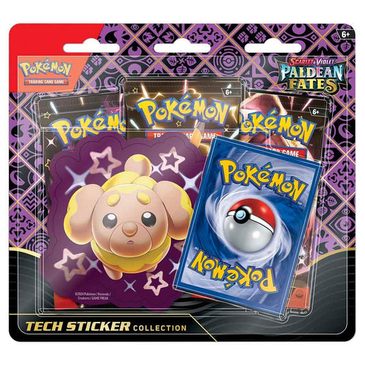 Pokemon Scarlet and Violet Paldean Fates Tech Sticker Collection