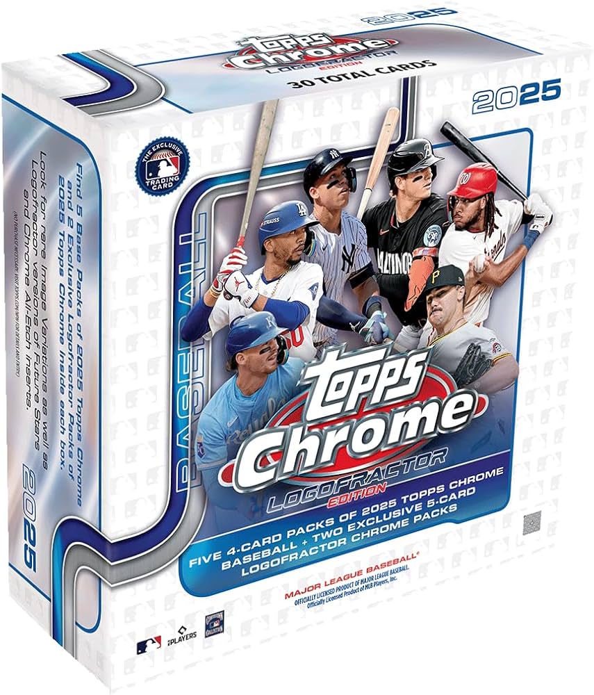 2025 Topps Chrome Logofractor Edition Baseball Mega Box