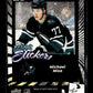 2026-27 Upper Deck MVP Michael Misa #MVP-34 Stickers San Jose Sharks