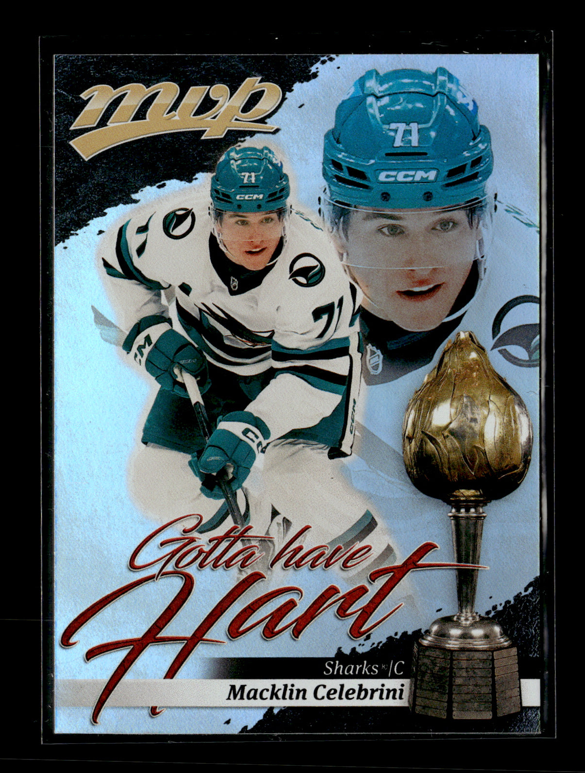 2026-27 Upper Deck MVP Macklin Celebrini #GH-4 Gotta Have Hart San Jose Sharks