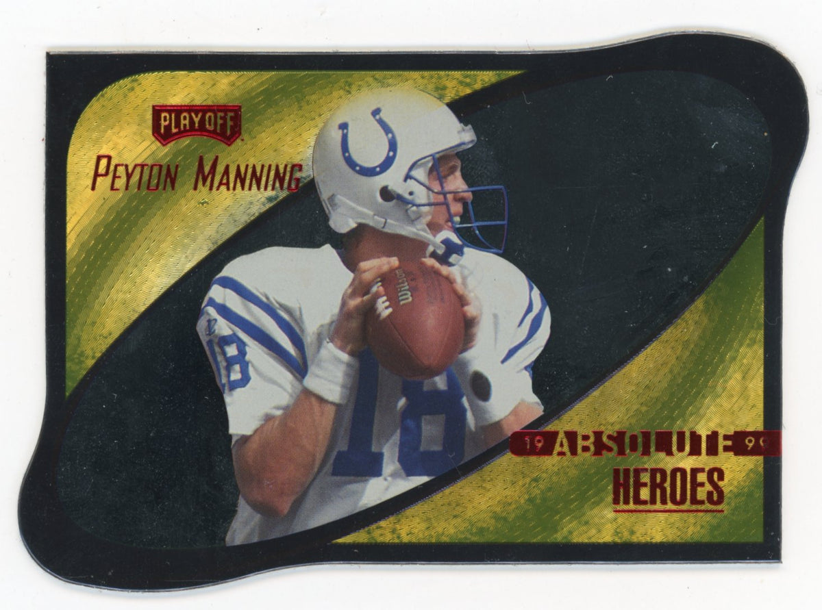 1999 Playoff Absolute SSD Peyton Manning #HE18 Heroes Indianapolis Colts