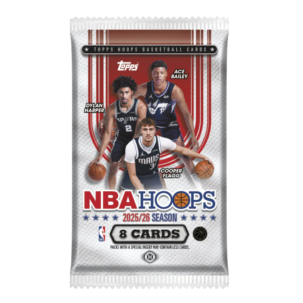 2025/26 Topps NBA Hoops Basketball Hobby Pack