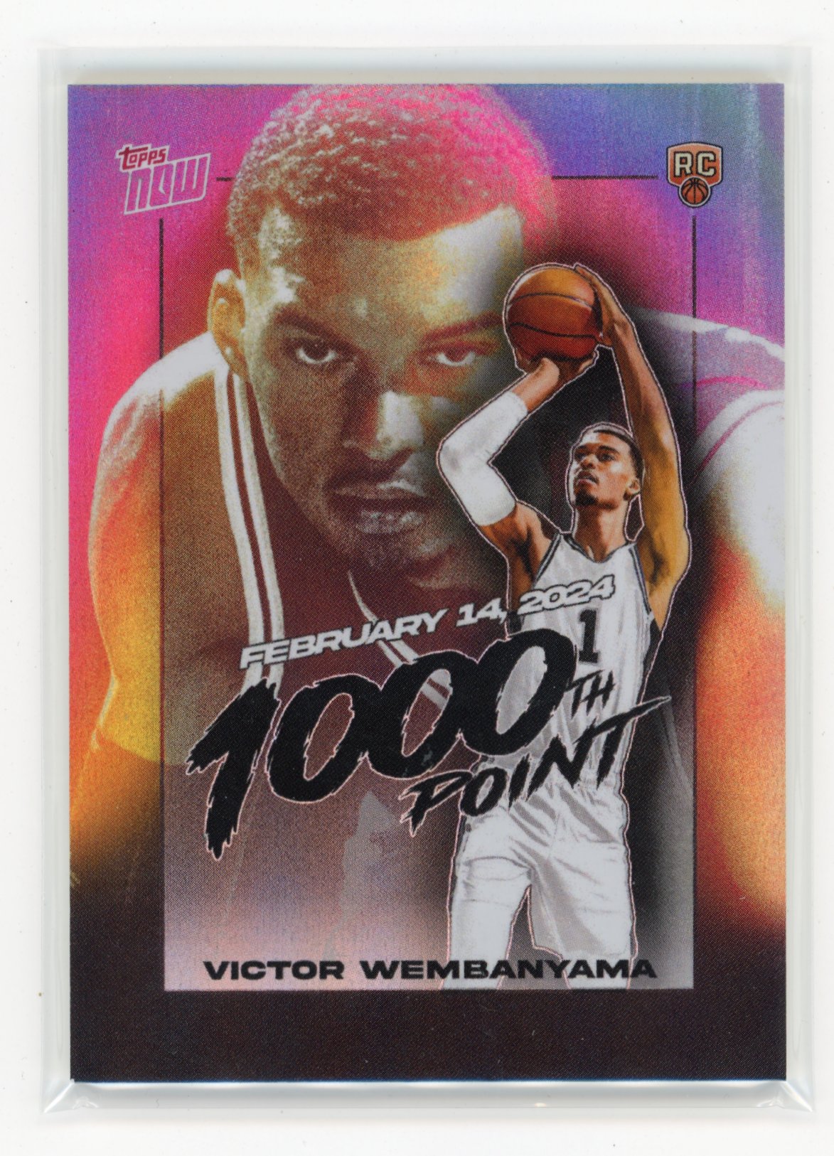 2023-24 Topps Now Victor Wembanyama #VW-1 San Antonio Spurs