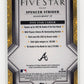2023 Topps Five Star Spencer Strider #FSA-SST Aqua #/75 Atlanta Braves