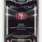 2022 Panini Black Nick Bosa #CS-NBO Capstones #/50 San Francisco 49ers