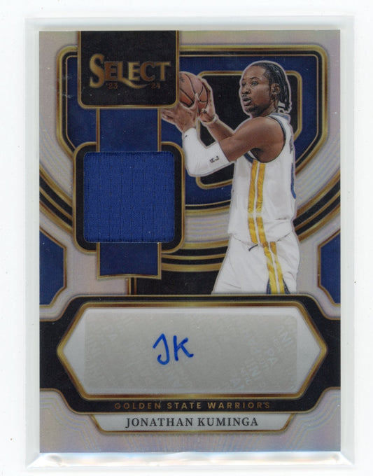 2023-24 Panini Select Jonathan Kuminga #AM-KUM Autographed Memorabilia #/199