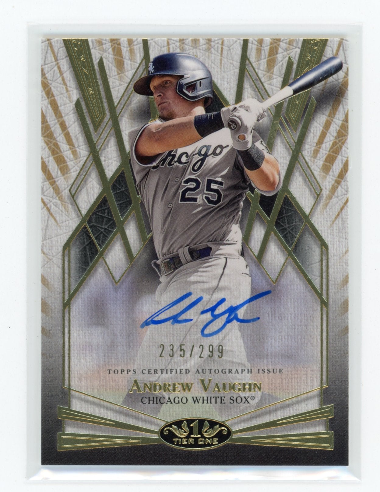 2022 Topps Tier One - Break Out Autographs Andrew Vaughn #BOA-AVA #/299