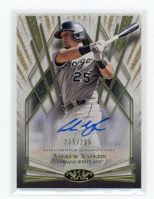 2022 Topps Tier One - Break Out Autographs Andrew Vaughn #BOA-AVA #/299