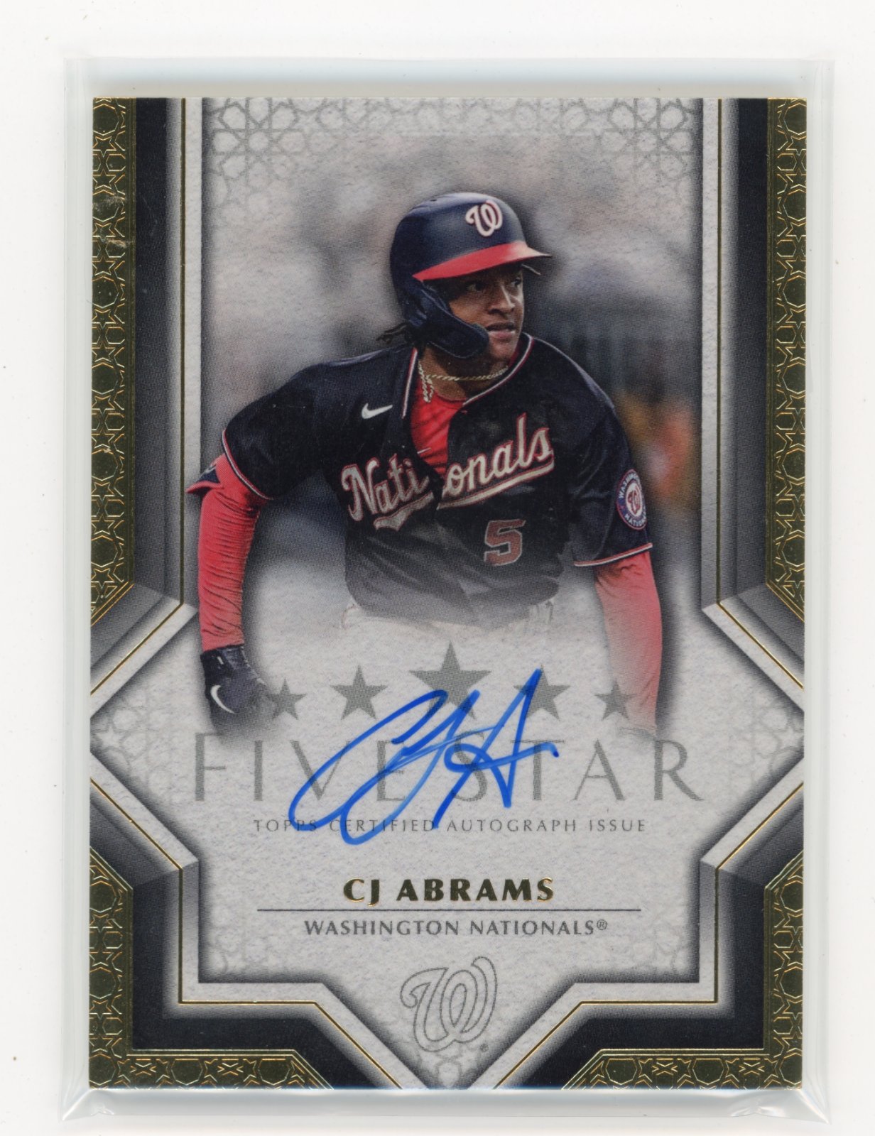 2023 Topps Five Star CJ Abrams #FSA-CA Washington Nationals