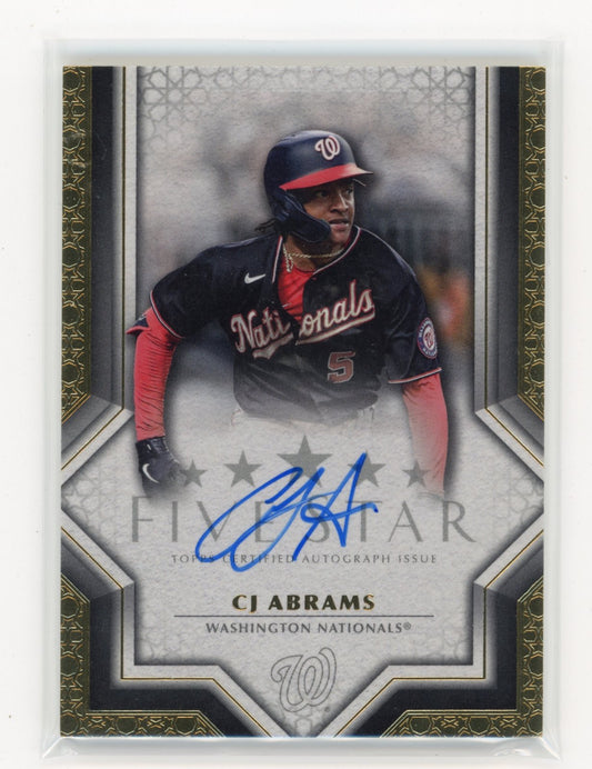 2023 Topps Five Star CJ Abrams #FSA-CA Washington Nationals