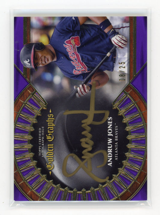 2023 Topps Five Star Andruw Jones #GG-AJ Five Star Golden Graphs Autographs /25