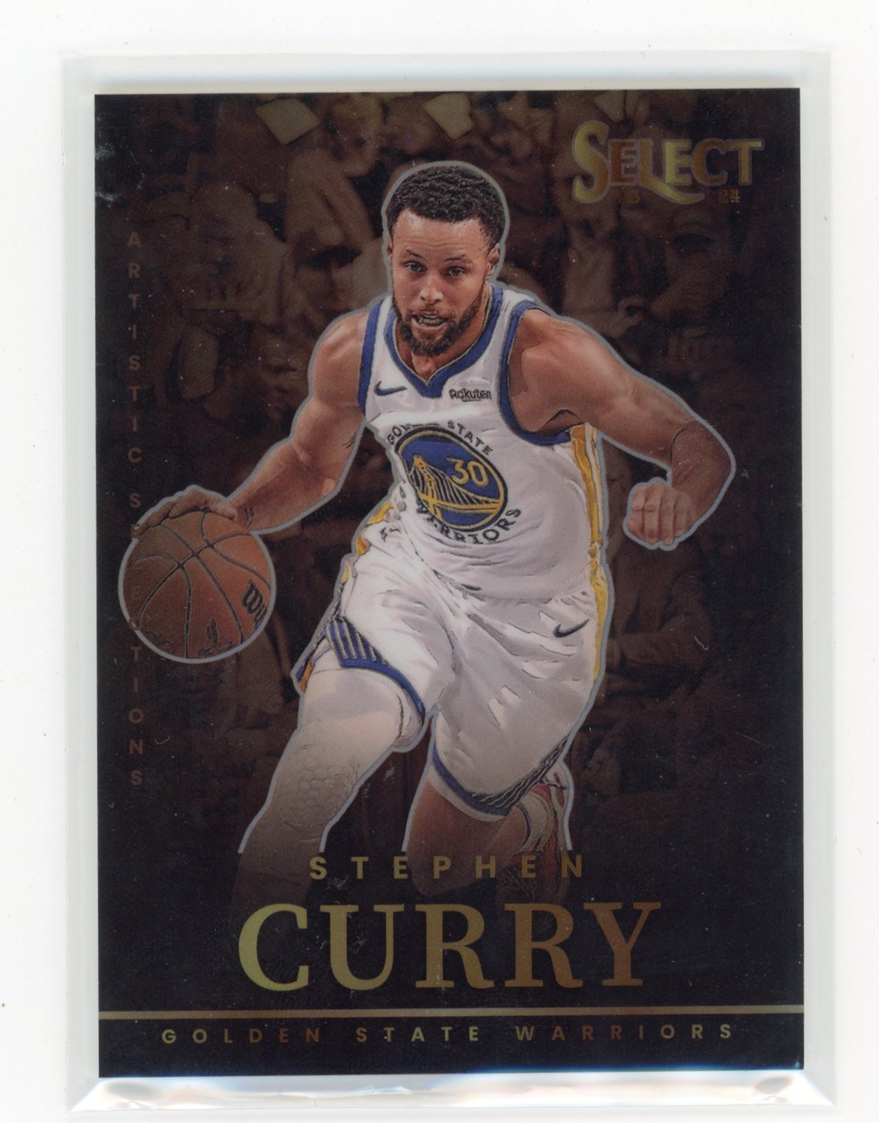 2023-24 Panini Select Stephen Curry #8 Artistic Selections Golden State Warriors