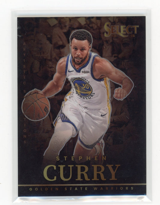 2023-24 Panini Select Stephen Curry #8 Artistic Selections Golden State Warriors