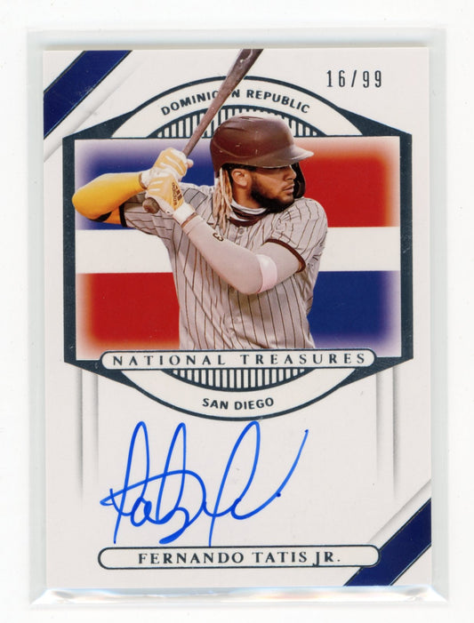 2021 Panini National Treasures Fernando Tatis Jr. International Treasures /99
